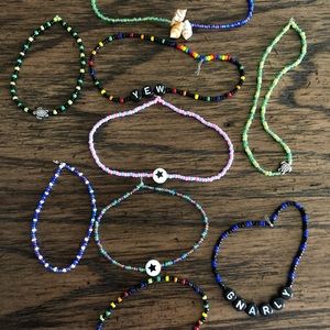 All Seed bead anklets/bracelets